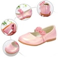 thumbnail image 5 of Otqutp Children Fashion Sneakers Little Girls Shoes White Leather Shoes Bowknot Girls Princess Shoes Single Shoes Performance Shoes, 5 of 9