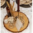 thumbnail image 4 of Rodajas de Madera Rústica Rustic Wood Slices Inc. 33-36 cm Juego de 10, 4 of 6