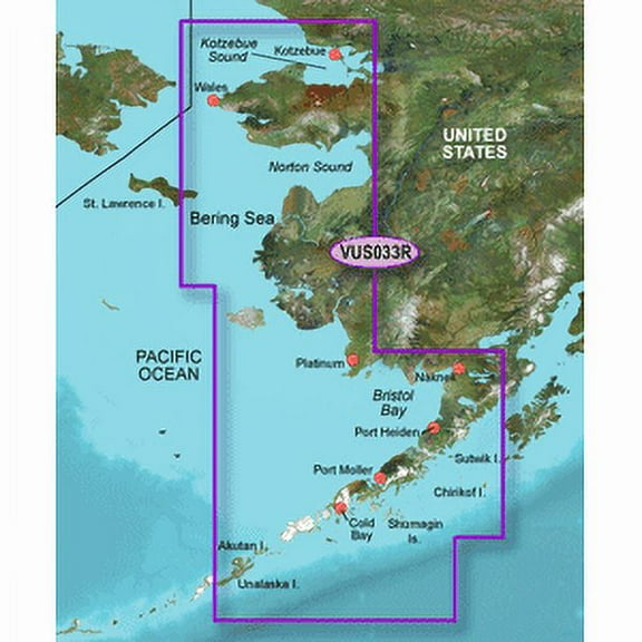 Garmin BlueChart® g3 Vision® HD - VUS033R - Bristol Bay - Kotzebue Snd. - microSD™/SD™