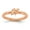 Rose, variant on 925 Sterling Silver Rose Gold-plated Bee Ring for Women Size- 9