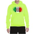 thumbnail image 2 of Wild Bobby, Italian Soccer Its Coming to Rome, Sports, Unisex Graphic Hoodie Sweatshirt, Safety Green, Large, 2 of 4