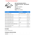 thumbnail image 2 of Ball Joint Sway Bar Link Kit 6 - Compatible with 2005 - 2009 Hyundai Tucson - Autopart Premium, 2 of 2