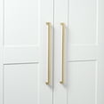 thumbnail image 3 of GlideRite 12-5/8 in. (320mm) Center-Center Solid Square Bar Cabinet Pull, Satin Gold, 10 Pack, 3 of 4