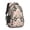 Chihuahua and Floral, variant on Pug Silhouette Black Pattern Backpack for School, Cute School Bag with Adjustable Shoulder Straps and Padded Back, 16.9"x12.6"x5.9"