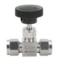 thumbnail image 1 of High Pressure Needle Valve, Stable 2-Way 304 Stainless Steel Needle Valve, Tightness For Strong Connection Water Gas Liquid Ф3/8, 1 of 8