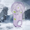 thumbnail image 1 of Mini ventilador de mano recargable USB de bolsillo: ventilador portátil con clip para exteriores con 3 velocidades, ventilador de viaje compacto para senderismo, camping y uso diario., 1 of 6