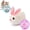 Pink Ball+White Rabbit, variant on Self-Rolling Interactive Cat Ball Automatic Cat Toys for Indoor Cats 360 Rotating Moving Smart Cat Chase Toy Motion Activated Pet Enrichment Toy for Bored Cats to Play Alone