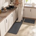 thumbnail image 5 of Anti Fatigue Kitchen Floor Mats Set of 2, Waterproof Kitchen Sink Runner Rug, Standing Mat Cushioned Kitchen Rugs, Comfort Doormat 16''x24''+16x47" (Gray-B), 5 of 7