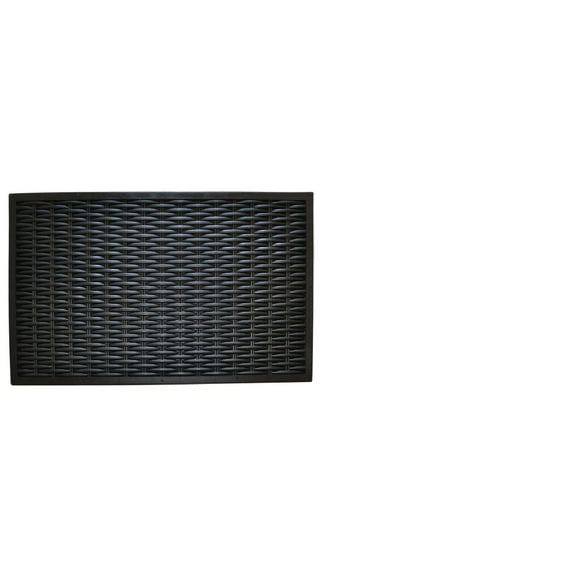 Imports Decor Rubber Doormat, 30" by 18" by 1/2", Woven