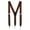 Brown, variant on CTM  1.375 Inch Wide Suspender with Drop Tab Swivel Hook Ends (Men)