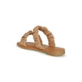thumbnail image 3 of Women's Ruched Double Strap Flat Slide Sandal 20591, 3 of 6