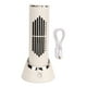 thumbnail image 1 of Ventilador de escritorio de torre silencioso, ventilador de mesa eléctrico portátil USB giratorio sin aspas de 3 velocidades para dormitorio de oficina blanco, 1 of 8