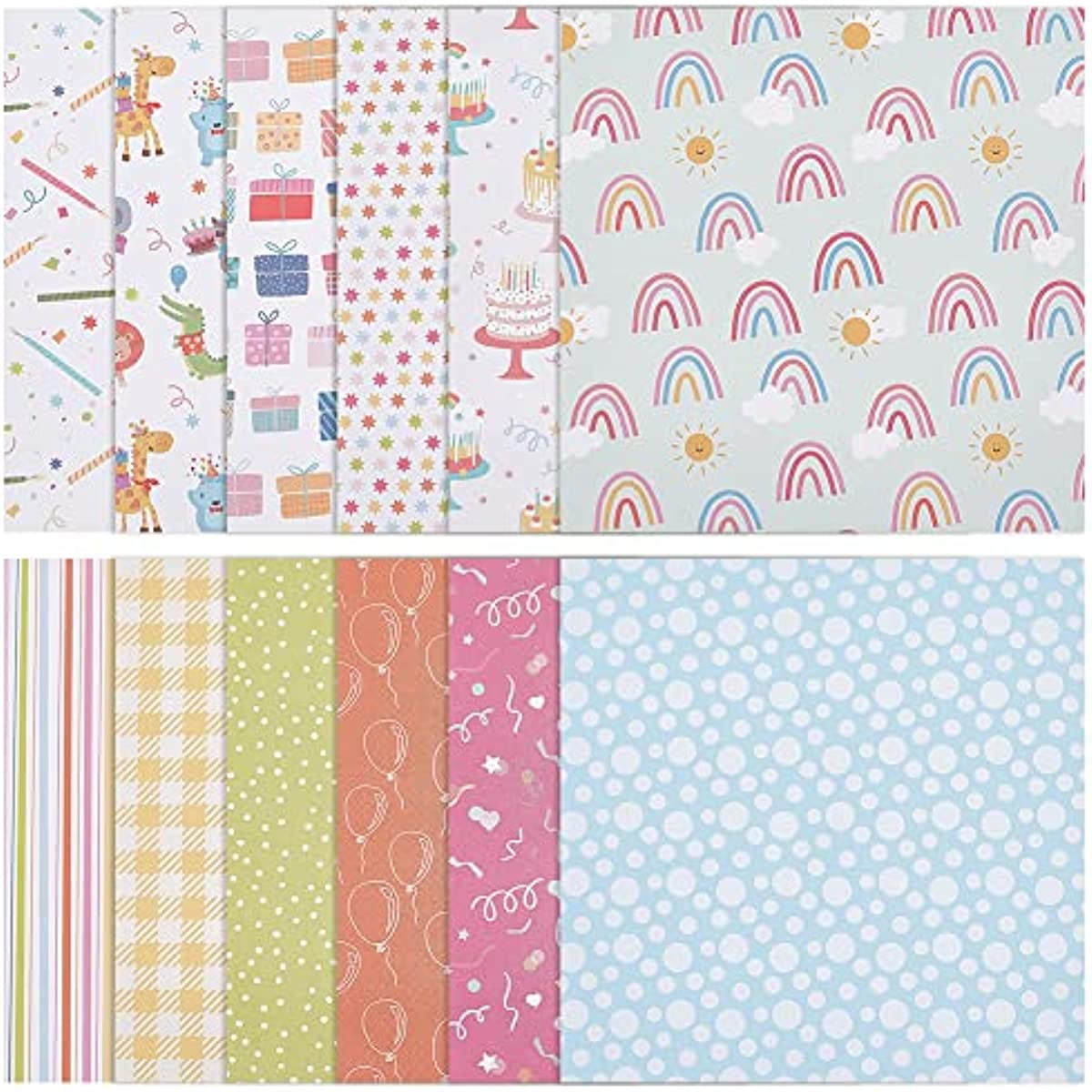 1Set 24 Sheet 12 Styles Patterned Paper Pad 15.2x15.2cm...