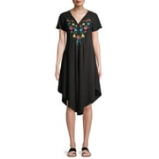 The Pioneer Woman Short Sleeve Embroidered Umbrella Dress