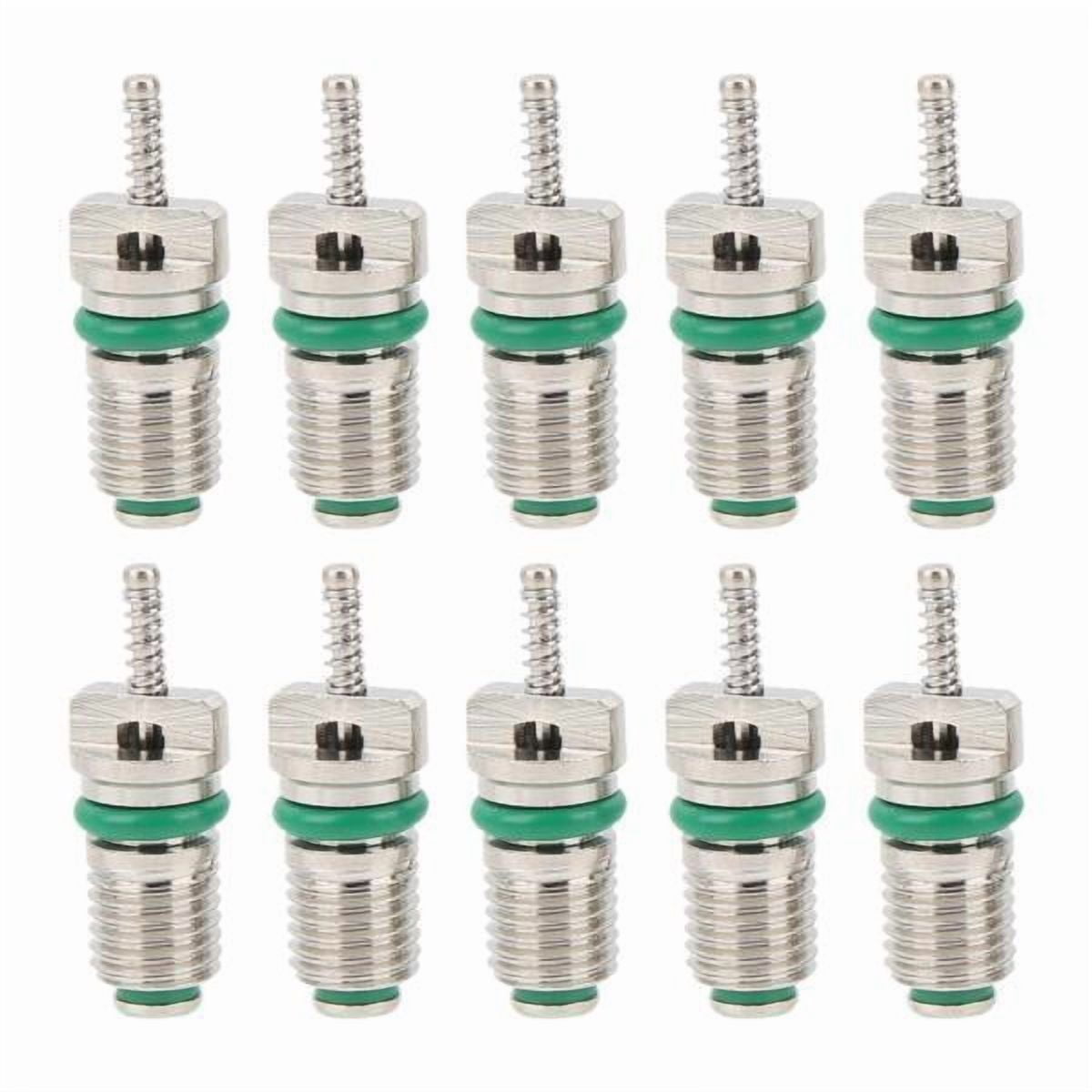 amagogo 2-6pack 10x Air Conditioning Valve Core Kit Easy Installation A/C Retrofit Valve 4 Pcs