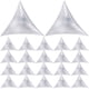 thumbnail image 1 of 250 protectores triangulares transparentes antipolvo para cajones de muebles y armarios., 1 of 7