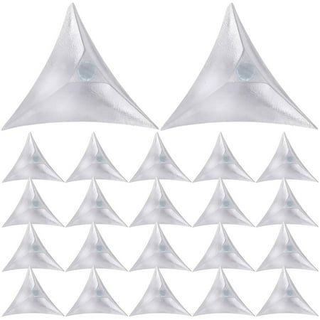 

250pcs Transparent Triangle Anti-Dust Corner for Furniture Cabinet Drawer