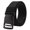 black, variant on Quick Release Nylon Canvas Belt for Men Women Metal-Free Plastic Buckle Military Tactical Belt Outdoor Work Hiking black 120cm