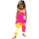 thumbnail image 1 of Odeerbi 1-6 Años de Chicas Jumpsuit de Verano Bloque de Color Camisole Romper Casual Transpirable Cómodo Correa de Overol Pantalones En General, 1 of 5