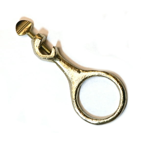 Eisco Labs 2.125" diameter Cast Iron Closed Ring Clamp with Boss Head