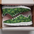 thumbnail image 3 of St Patricks Day Shoes for Women Men Running Sneakers Breathable Casual Sport Tennis Shoes White Size 10, 3 of 5