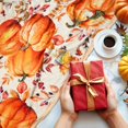 thumbnail image 6 of Fall Throw Blanket Pumpkin Leaves Plaid Flannel Blanket for Couch Bed Sofa, Soft Warm Autumn Blanket Fall Decor Cozy Home Atmosphere, 80"x60", 6 of 6