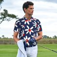 thumbnail image 3 of Fuzoiu Daisy Flowers Print Men's Polo Shirts Short Sleeve,Golf Shirts for Men,Mens Golf Shirt Moisture Wicking Quick-Dry-3X-Large, 3 of 6