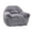 Gray, variant on IVV Soft Plush Faux Fur Bean Bag Lounge Chair with Support Backrest & Arms, Pre-Filled Foam Design, for Bedroom Living Room Balcony (White)