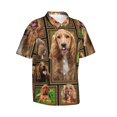 thumbnail image 2 of Cocker Spaniel Dog Men'S 3d Print Casual Button Down Shirts, Novelty Hawaiian Short Sleeves 2xl, 2 of 7