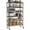 Black, variant on 6-Tier Storage Shelves NSF Certified Wire Shelving Unit with Wheels Heavy Duty Metal Shelves Adjustable Steel Shelving 2100Lbs Capacity for Closet Pantry Basement- (18"Dx45"Wx82H", Silver)