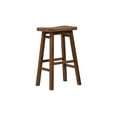 thumbnail image 2 of Boraam Wood Sonoma Saddle Barstool in Chestnut Wire-Brush Finish, 2 of 8