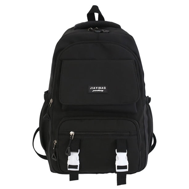 Mochila de moda Mochila de moda Bolso de hombro para estudiantes (Negro)