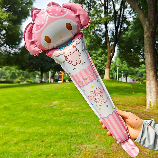 Sanrio Kurome Jade Dog Decorative Balloon Handheld Stick Kindergarten Classroom Children's Scene Layout Wholesale