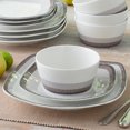 thumbnail image 3 of Noritake Colorscapes Layers Canyon 12-Piece Square Dinnerware Set, Service for 4, 3 of 7