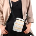 thumbnail image 4 of HELLHERO Adjustable Crossbody Bag Hummingbird Pattern 4.33"x1.97"x7.09" Women Adjustable Shoulder Strap Men, Women for Outdoor Daily Use Double Zipper, 4 of 7