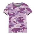 thumbnail image 5 of Qcmgmg Summer Tops for Women 2024 Crew Neck Camo Short Sleeve 2024 Shirts Casual T Shirts Tees Tunic Tops, 5 of 5