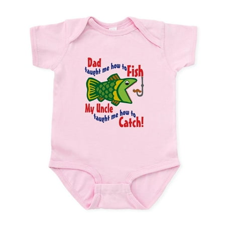 

CafePress - Dad Uncle Fish Infant Bodysuit - Baby Light Bodysuit Size Newborn - 24 Months