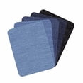 thumbnail image 1 of ziyahi 5 Pieces Jean Patch Clothing Part Rectangle Shape Household Accessories, 1 of 6