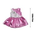 thumbnail image 3 of Gqtwoy 18 Inch Doll Clothes Christmas Dress, Glossy Doll Outfit, Holiday Dress Up Costume, Unique Design for 18 Inch Dolls, Perfect Gift for Ages 3 to 6, 3 of 6
