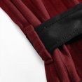 thumbnail image 6 of NOLDARES Mens Robe Cotton Terry Cloth Shower Bathrobe Spa Towel Bath Robes for Men(Wine,XL), 6 of 9