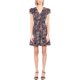 thumbnail image 1 of Michael Kors Mini vestido floral para mujer, metálico, extragrande, 1 of 1