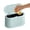 blue, variant on Mini Trash Can Pop Up Lid Double Layer for Bedroom Bathroom Officeblue