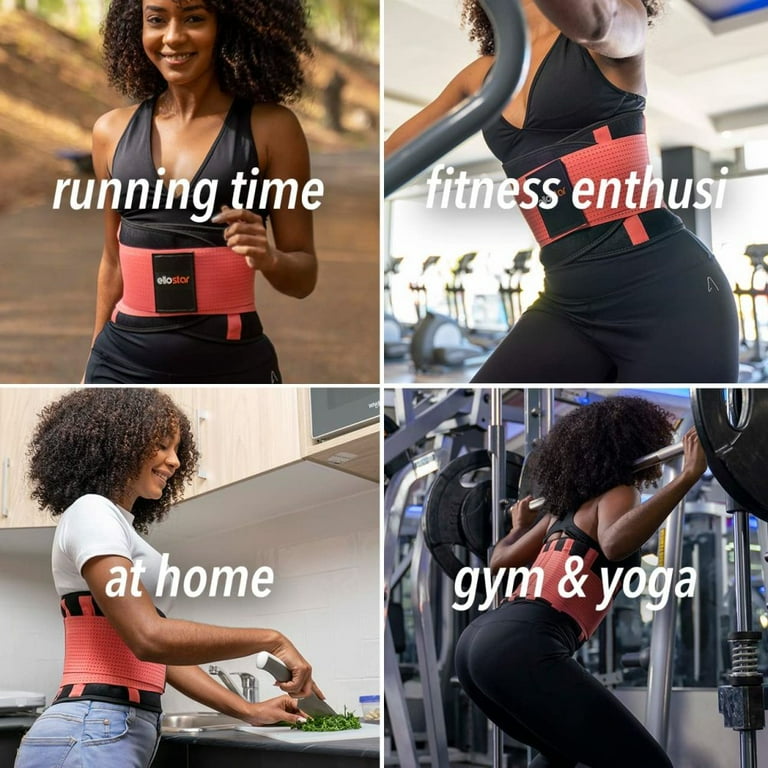 FULenQnu Waist Trainer Belt Tummy Control Waist Trimmer Slimming Body for Workout and Lumbar Comfort Support Belt Belly Band XXX Large Black Walmart