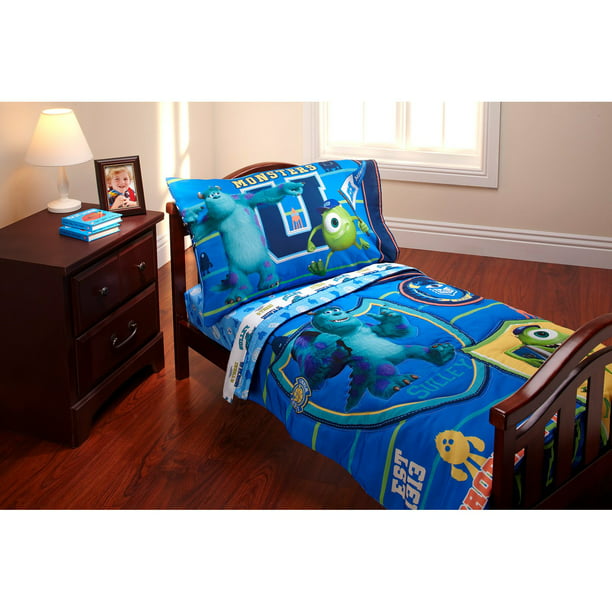 Disney Monsters Inc Property Of Mu 3 Piece Toddler Bedding Set