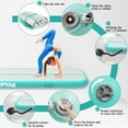 thumbnail image 4 of Gymnastics Mat Tumble Track 10FT, Tumbling Mats Kids Air Mat 4 inch Thick with Electric Air Pump for Home Use Cheerleading Gym Outdoor Training, 4 of 8