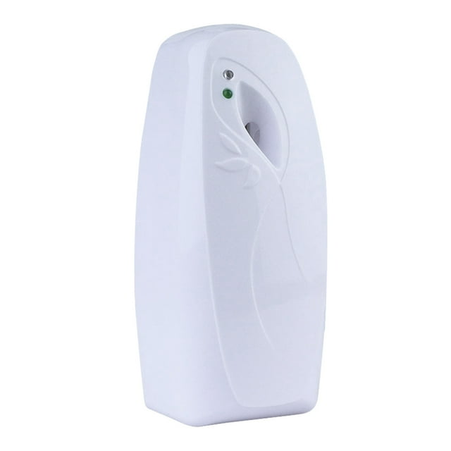 Dispensador automático de perfume de pared, ambientador con temporizador, pulverizador de fragancia en aerosol (Blanco/93x89x220mm/Sin batería)