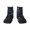 2 Black-2, variant on Joystick Gamepad Pattern Quarter Crew Socks,Toe Seamed Ankle Socks,Cotton Cushioned Breathable Athletic Crew Sports Socks