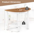 thumbnail image 4 of Giantex Banc de Douche, Siège de Spa en HDPE Imperméable, Tabouret de Coin pour Raser les Jambes, 4 of 9