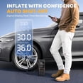 thumbnail image 5 of Amener Tire Inflator Portable Air Compressor, 180PSI Cordless Air Pump 6000mAh Battery with Auto Shut-off & LED Light, Tire Pump for Cars, Bicycle, Motorcycles, 5 of 9