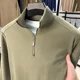 thumbnail image 1 of Suéter de invierno ultrafino de terciopelo para bebé, cuello alto, cremallera media alta, camisetas para hombre, ropa de manga larga, ropa para hombre, 1 of 4